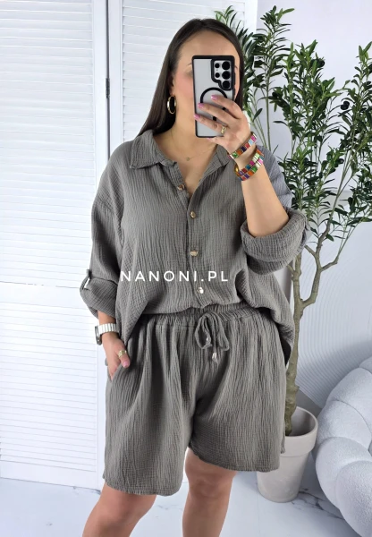 Muślinowy Komplet Plus Size Fango Milano