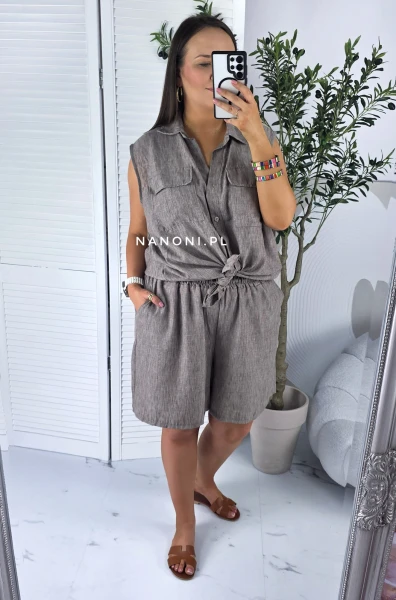 Komplet Plus Size Porto 2w1 Taupe