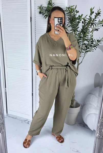 Komplet Plus Size Taupe Ravella