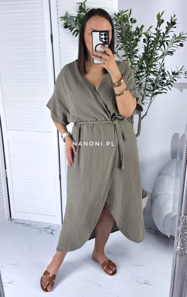 Sukienka Midi Fango Plus Size 42-46 Lorena
