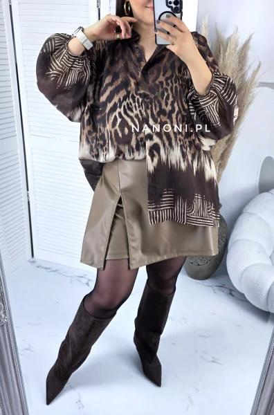 Koszula Mgiełka Oversize Plus Size Delia III 42-52 